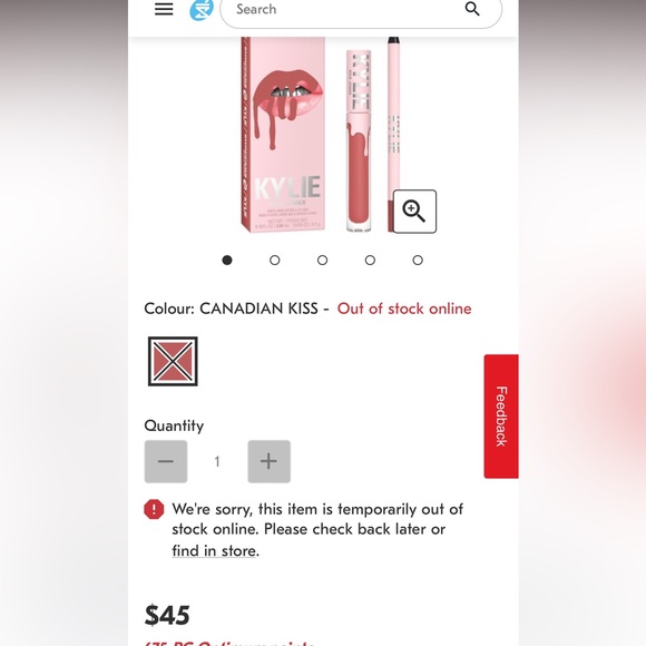 Kylie lip kit in Canadian kiss 💋 - Picture 2 of 2